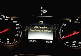 Stop Vehicle Leave Engine Running Mercedes C Class