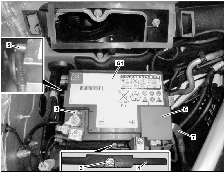 Mercedes c300 battery location