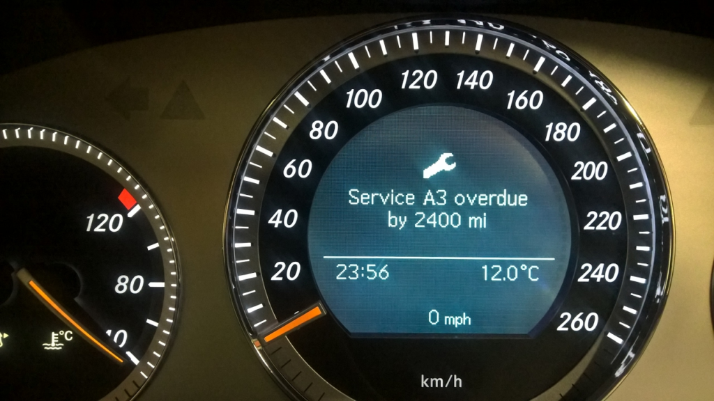 Service A in Mercedes C300