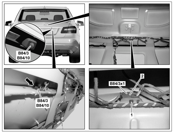 Mercedes reverse camera not working