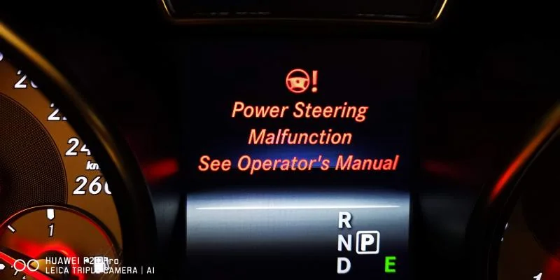 Power Steering Malfunction Mercedes