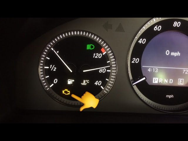 Check engine light Mercedes C-Class