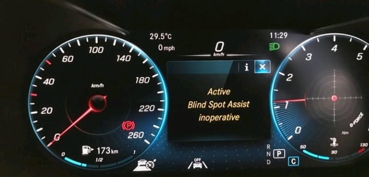 Blind Spot Assist Inoperative