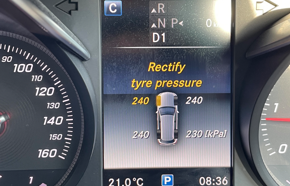 Tire pressure light