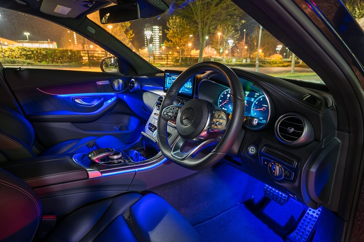 Interior lighting in Car