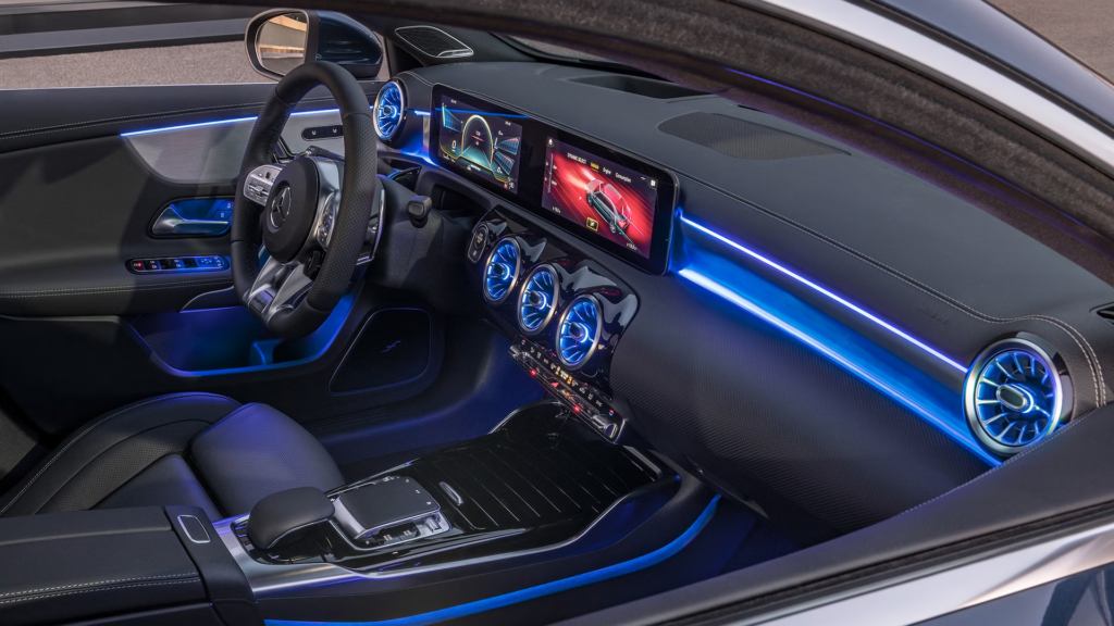 Interior lighting in Car