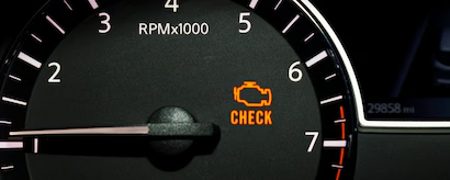 Check Engine Light on