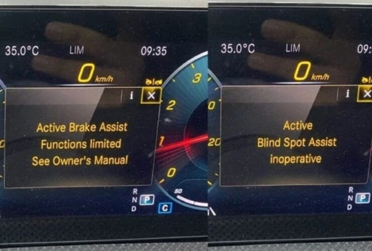 Active Brake Assist Functions Limited Mercedes