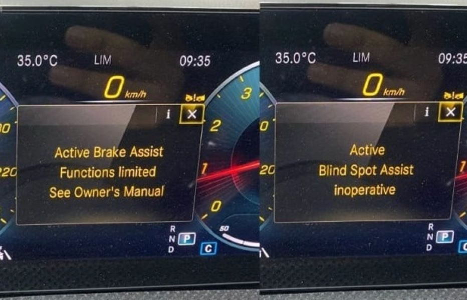 Active Brake Assist Functions Limited Mercedes