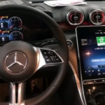 Double Display On Mercedes Dashboard