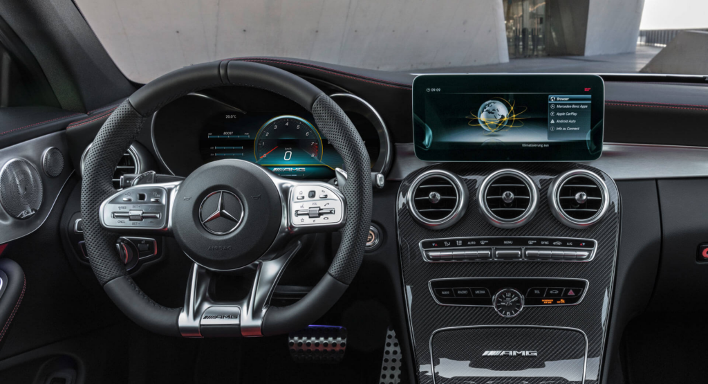 Mercedes C300 interior 