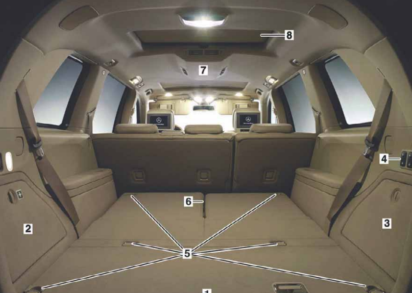 Mercedes GL 164 Interior