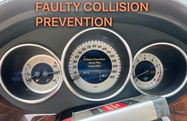 Mercedes Collision Prevention Assist Plus Inoperative