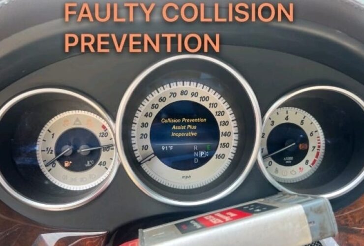 Mercedes Collision Prevention Assist Plus Inoperative