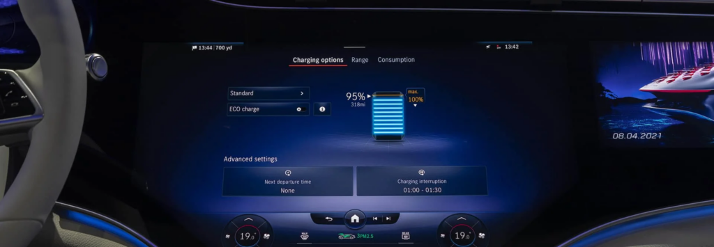 Mercedes EQS Charging