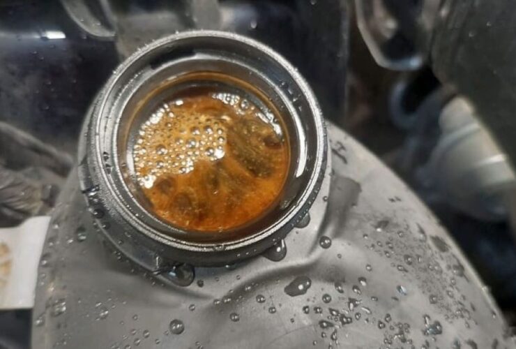 Coolant Mixing With Engine Oil