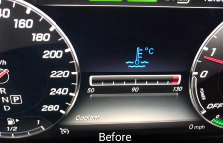 Engine Coolant Temperature Not Displayed