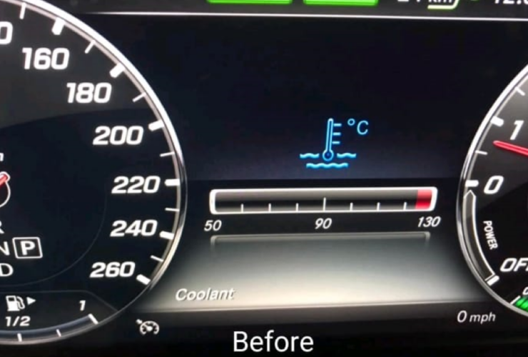 Engine Coolant Temperature Not Displayed