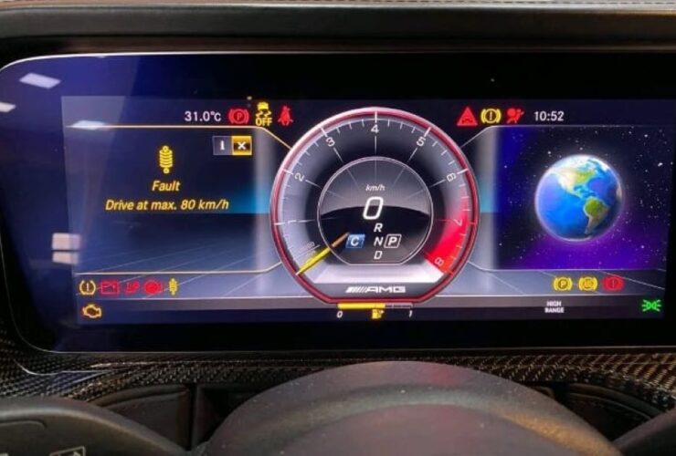 Suspension Fault Drive at Max 80 Km/h