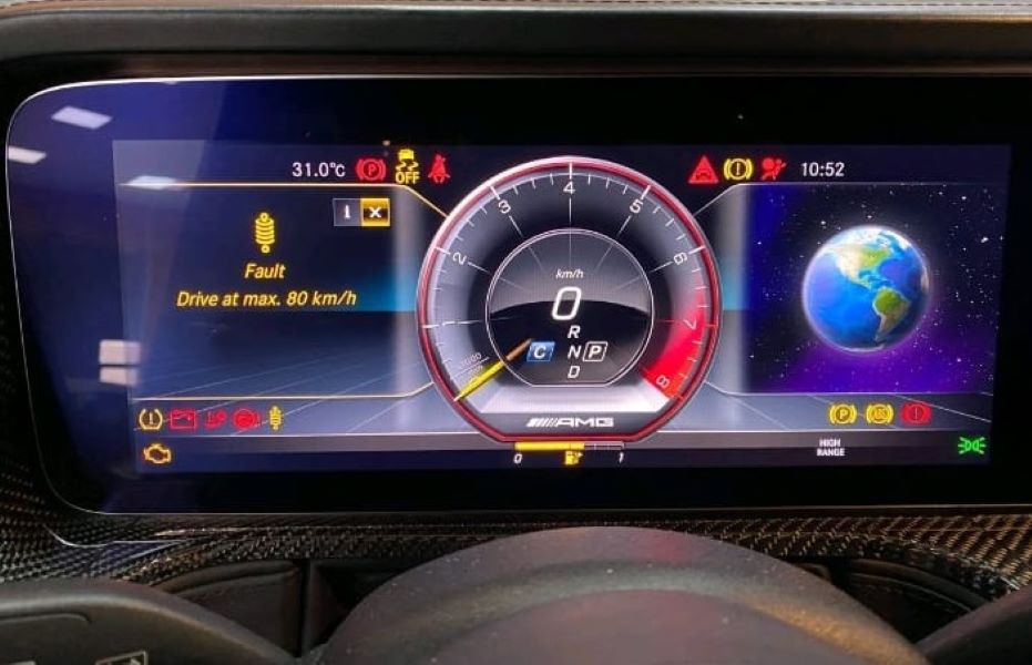 Suspension Fault Drive at Max 80 Km/h