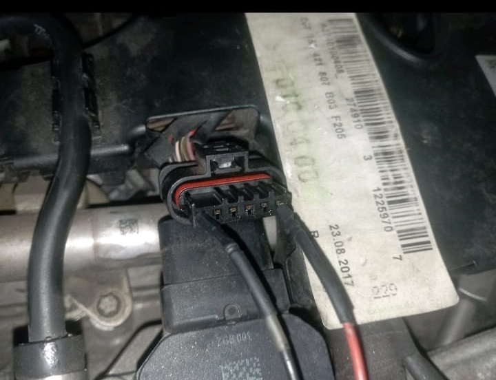 Engine light on