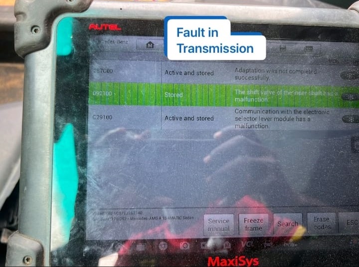 Transmission slip into neutral while driving