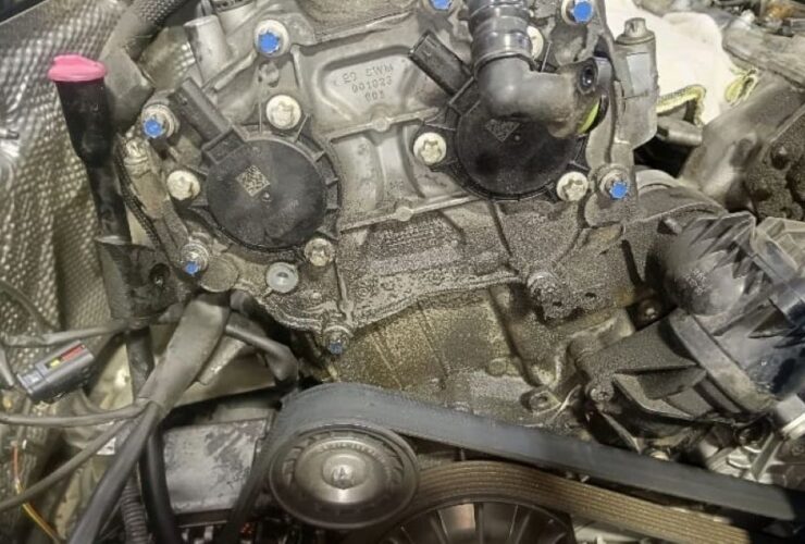 Oil Leak From Camshaft Magnet