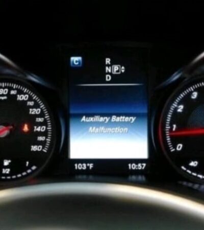 Mercedes Auxiliary Battery Warning