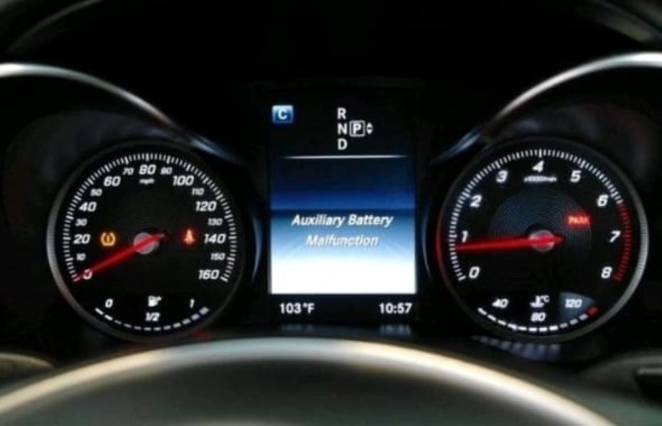 Mercedes Auxiliary Battery Warning