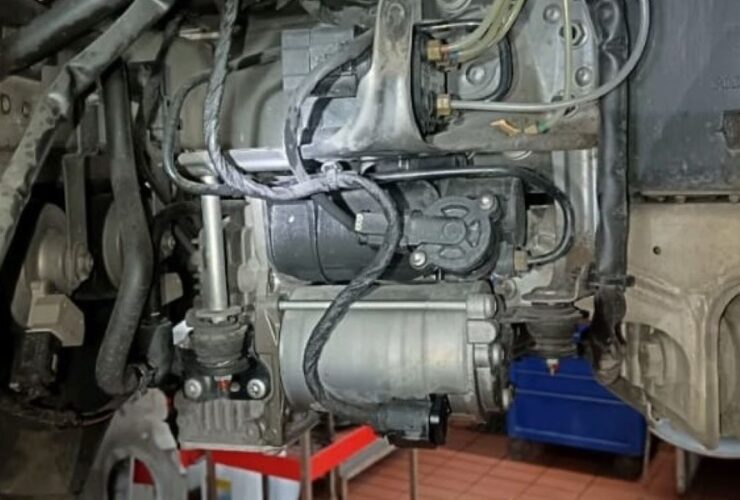 Suspension Fault and Engine Light on