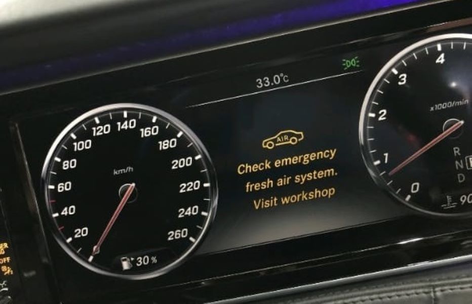 Check Emergency Fresh Air System