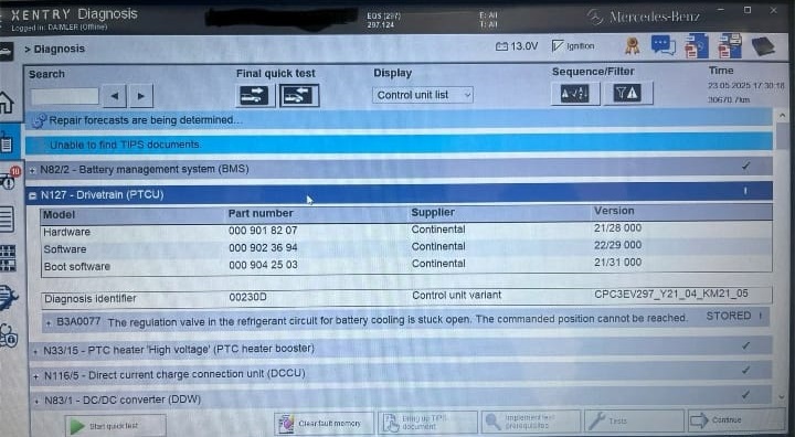 Cooling System Fault