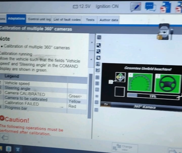 Mercedes 360 Camera Not Working